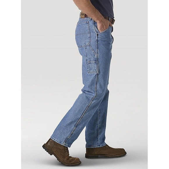 Wrangler Other - Wrangler Rugged Wear Carpenter Denim Mens Jeans 38x34 (Actual 36x32)‎